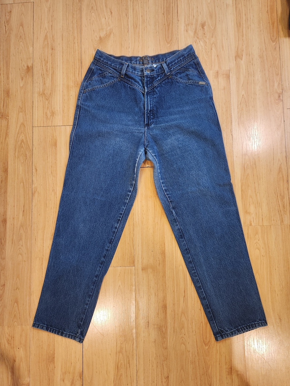 Vintage 90s Rockies Jeans High Rise Mom Jean Western V-Yoke Waist Size 16R